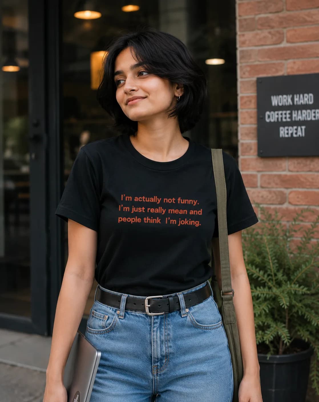 I'm Actually Not Funny Regular Fit T-Shirt